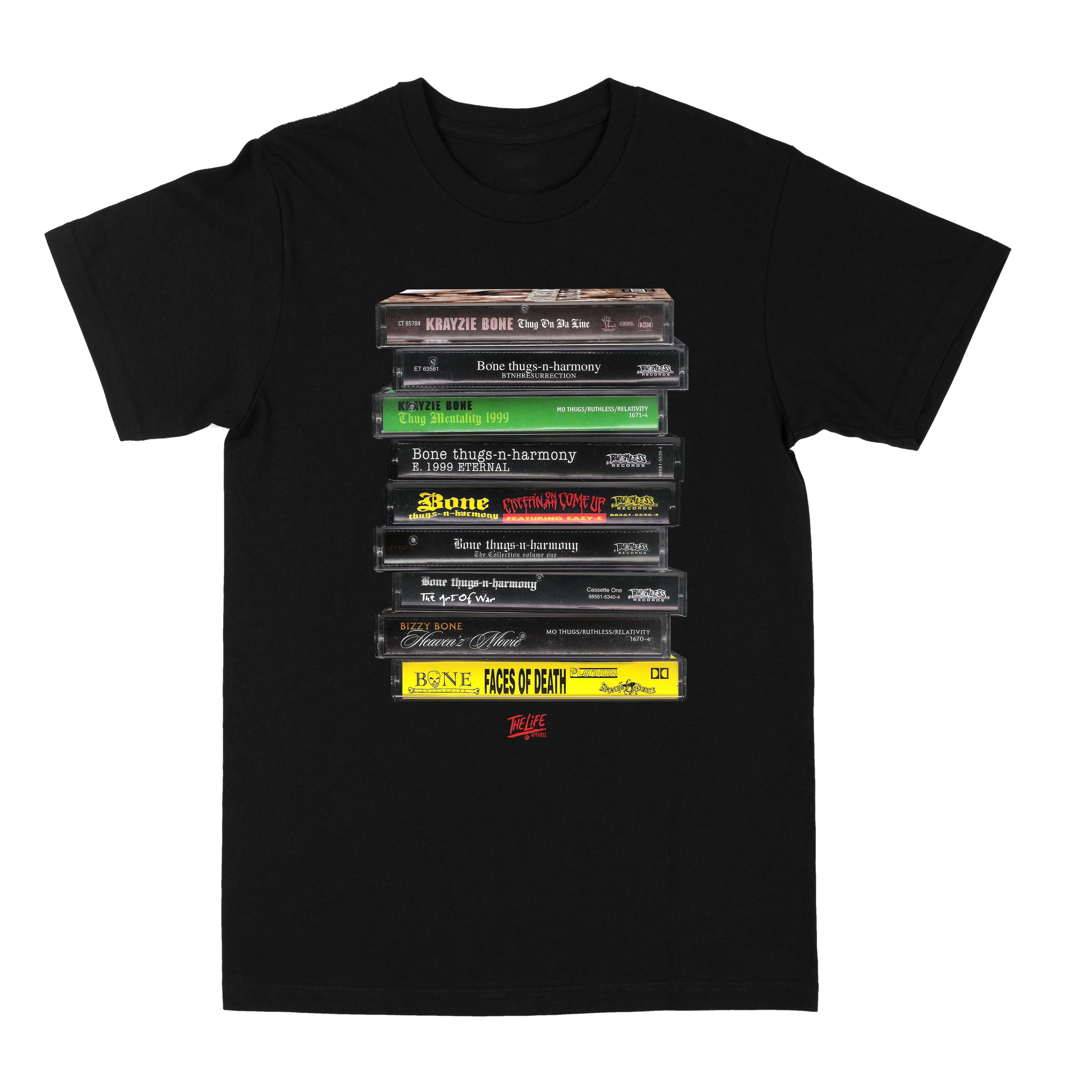 Bone Thugs-N-Harmony Cassettes Tee "Black",